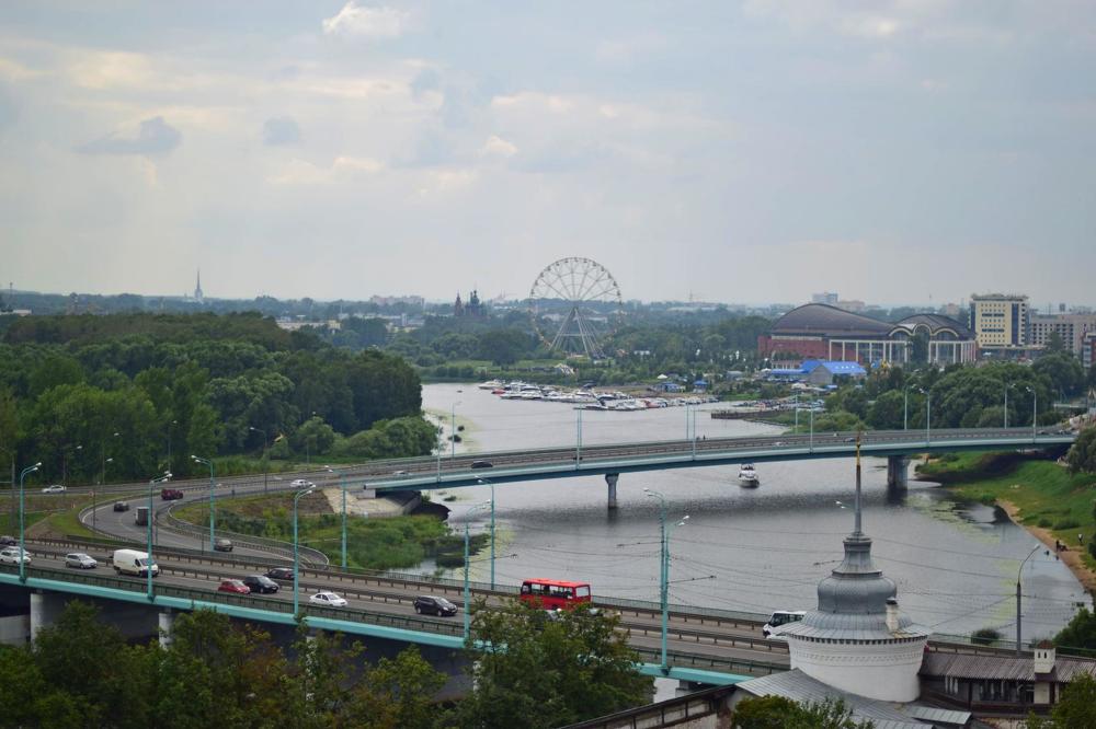 Мост через реку Которосль. Ярославль.