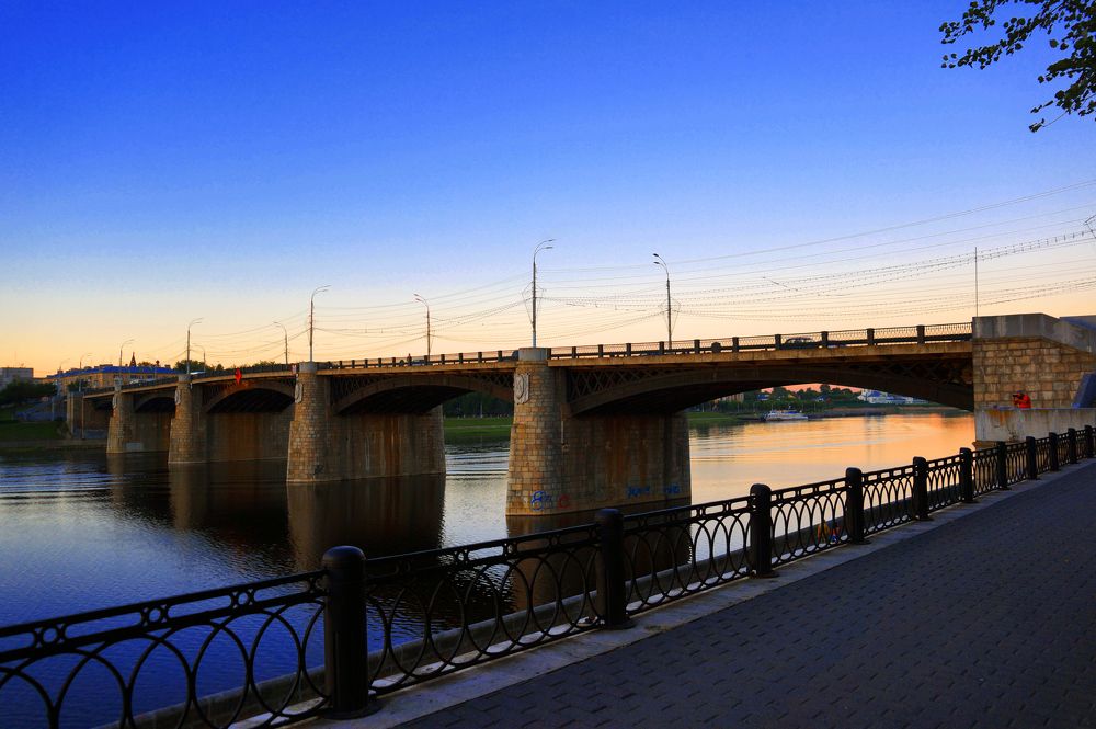 Новый Волжский мост в Твери