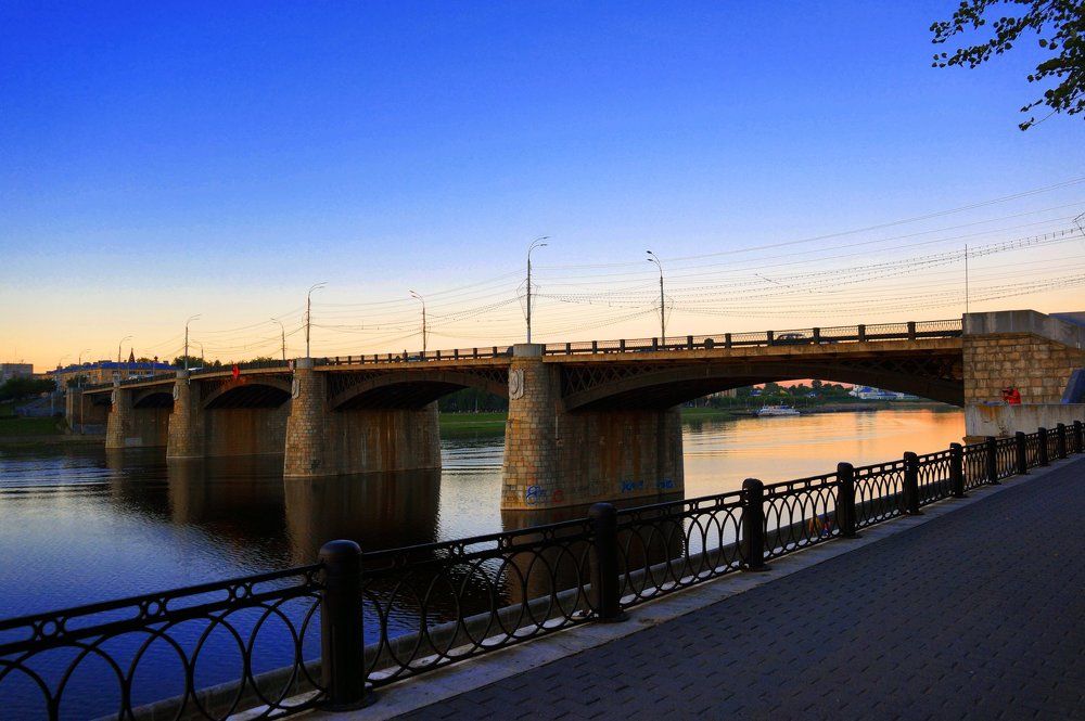 Новый Волжский мост в Твери