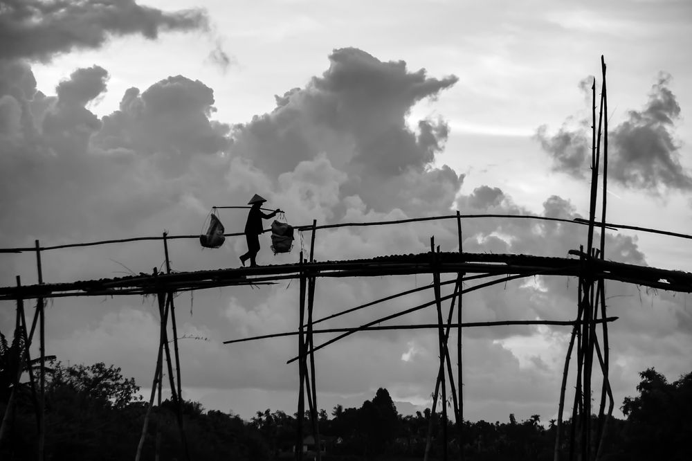 Bamboo bridge !