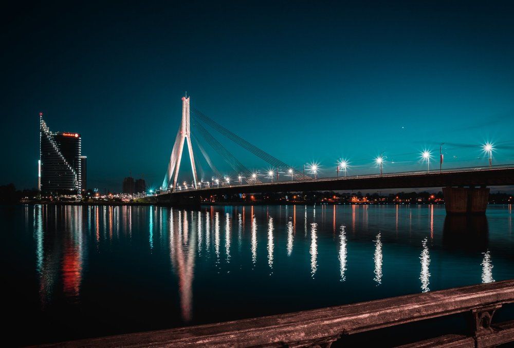 Вантовый мост,Рига_2