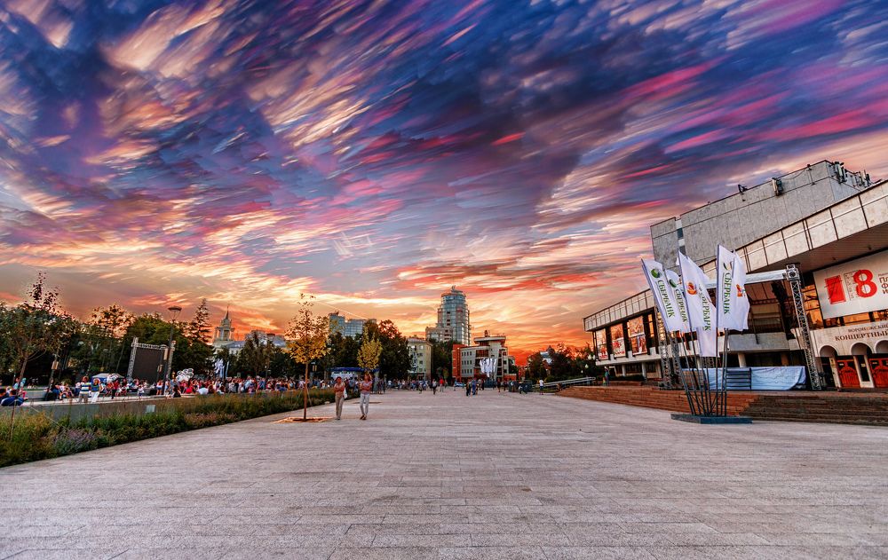 Акварельное небо