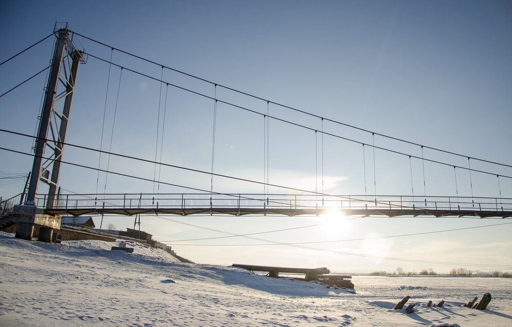 Солнечный,зимний день