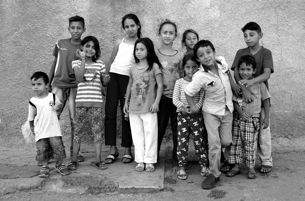 Team of Romanian children