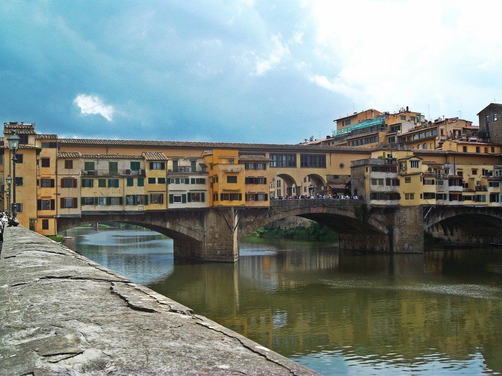 мост Ponte Vecchio во Флоренции