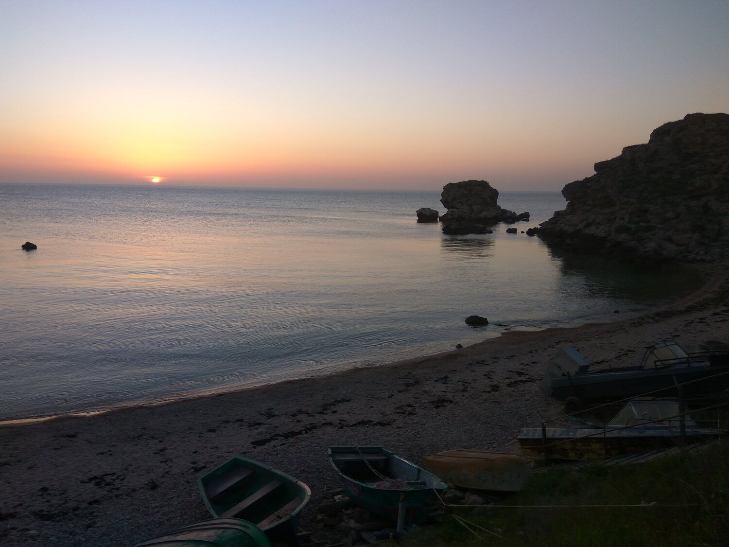 Закат на Азовском море