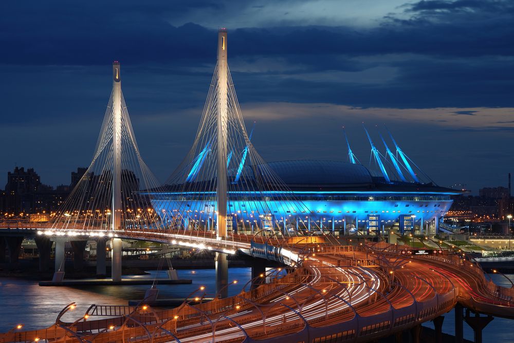 Мост и стадион