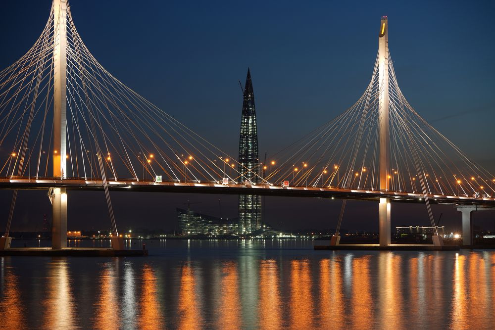 Мост и небоскреб