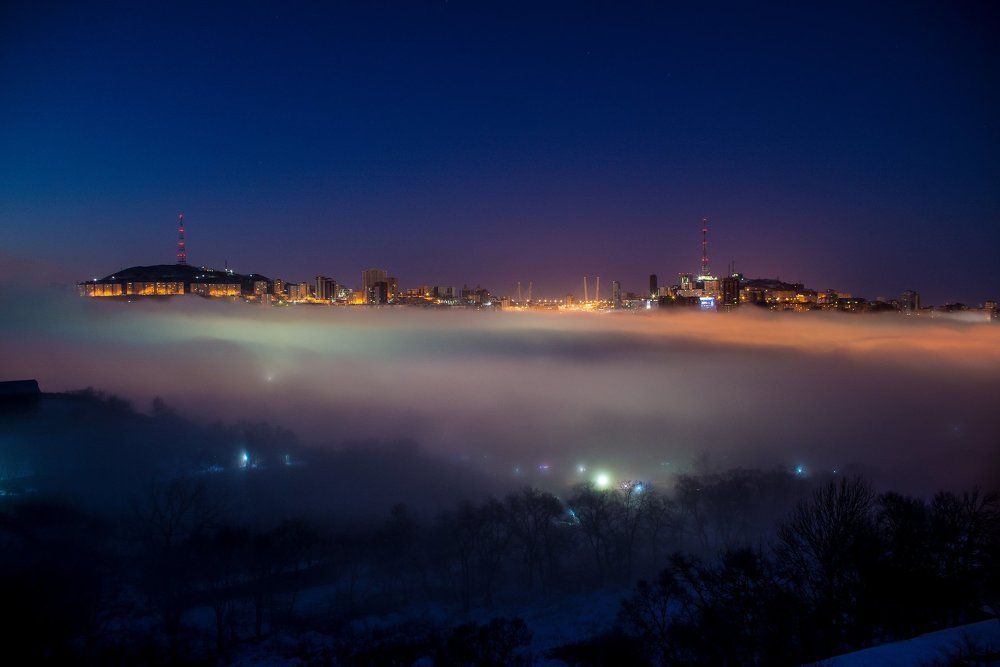 Туман в январе