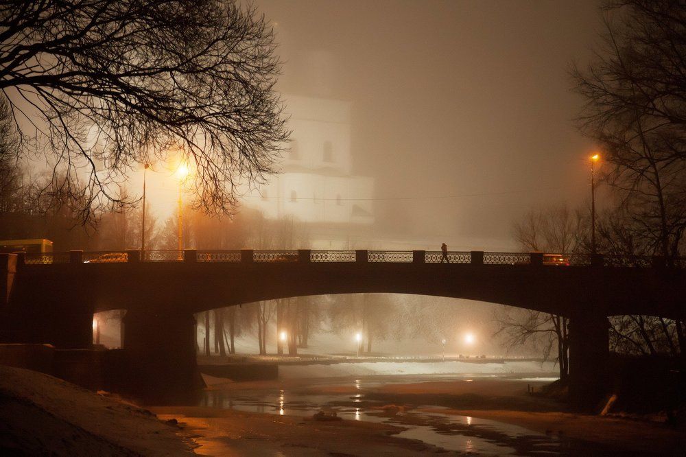 Мост в тумане