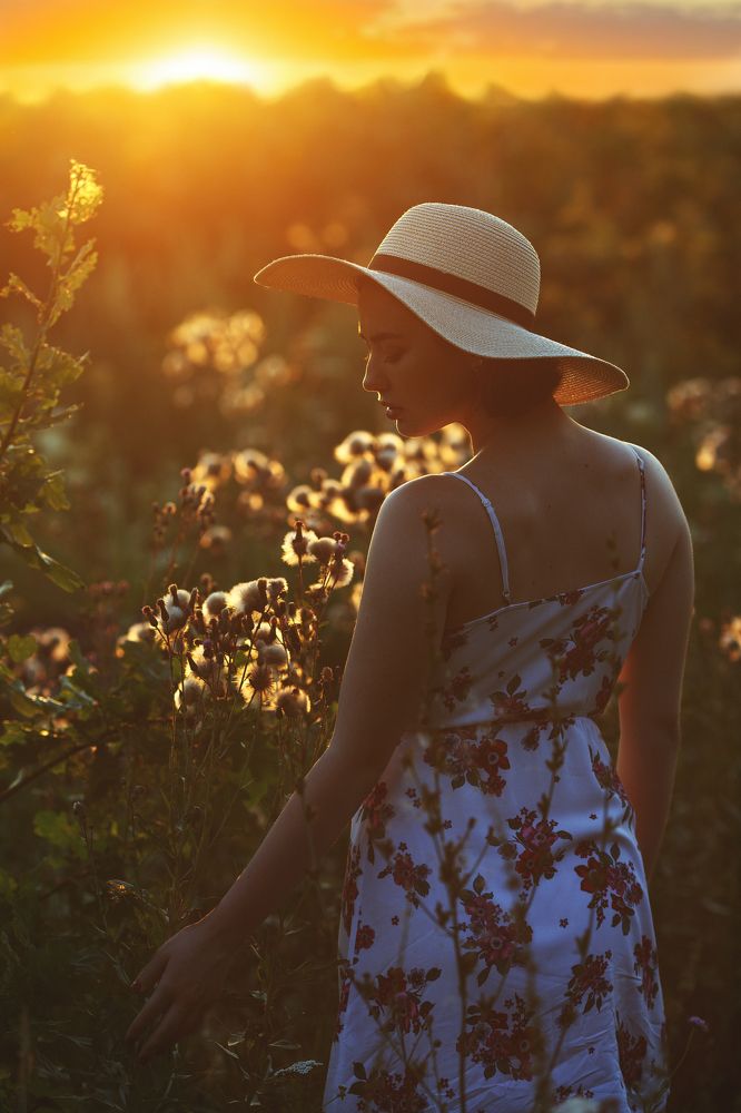 Даша и закат