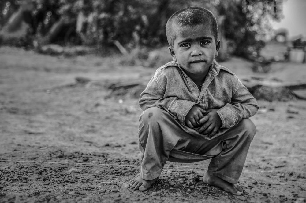 black and white photo with story