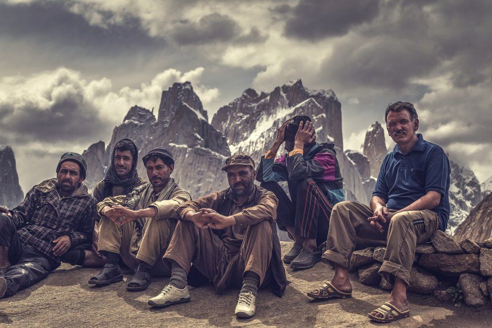 balti poters at urdukas camp site