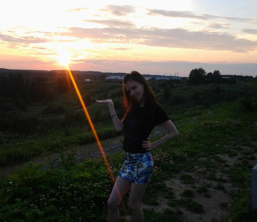 Луч вечернего солнца