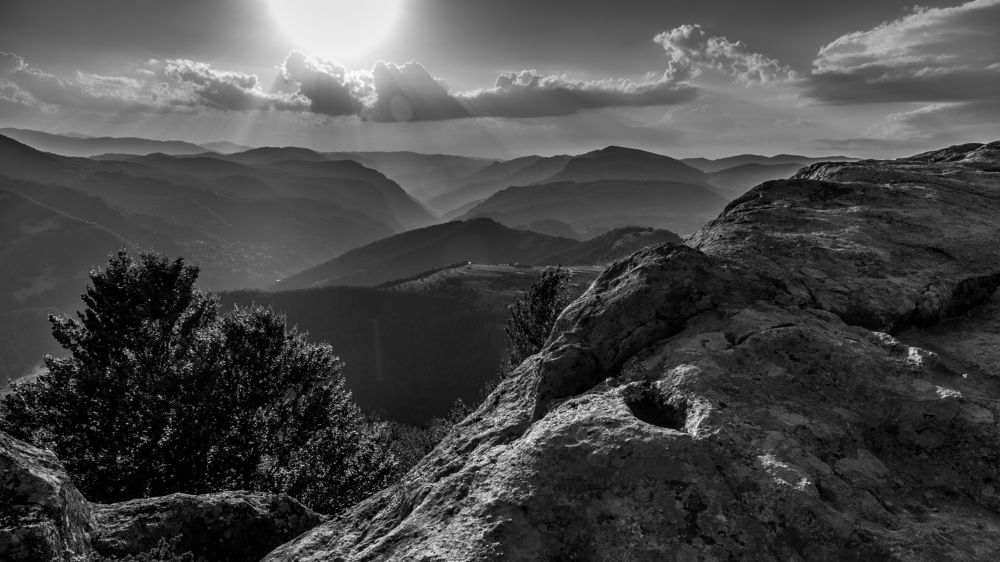 Nature's curves at (almost) sunset