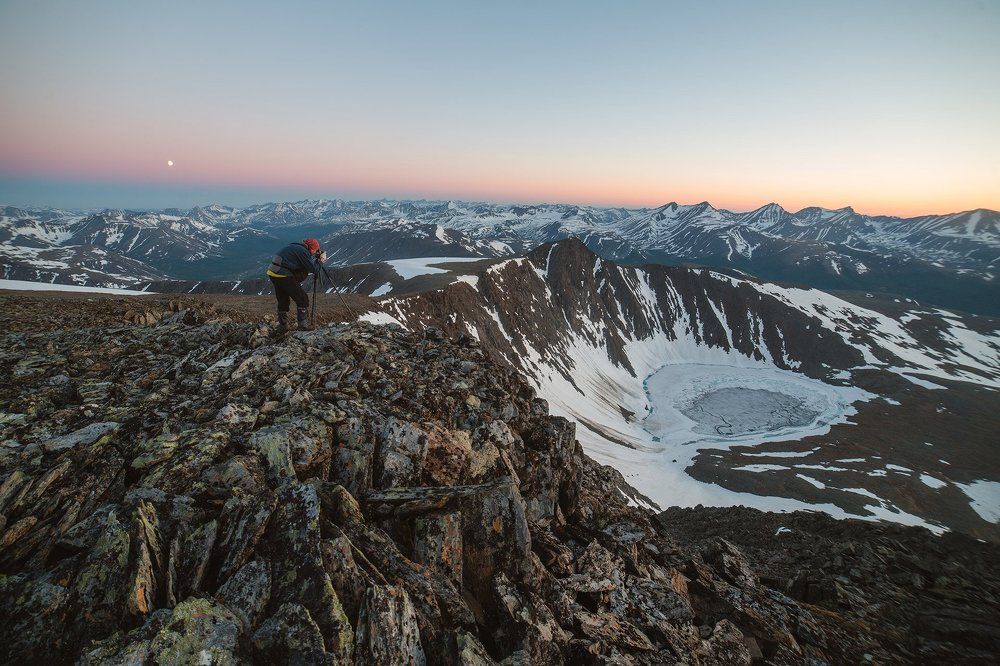 Пейзажист в естественной среде