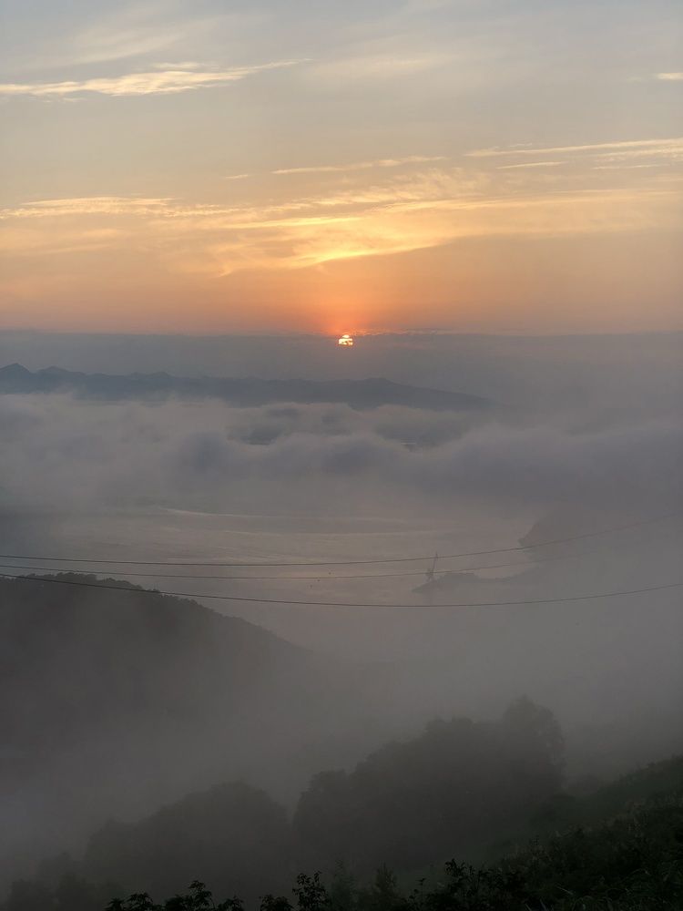 Туманный закат