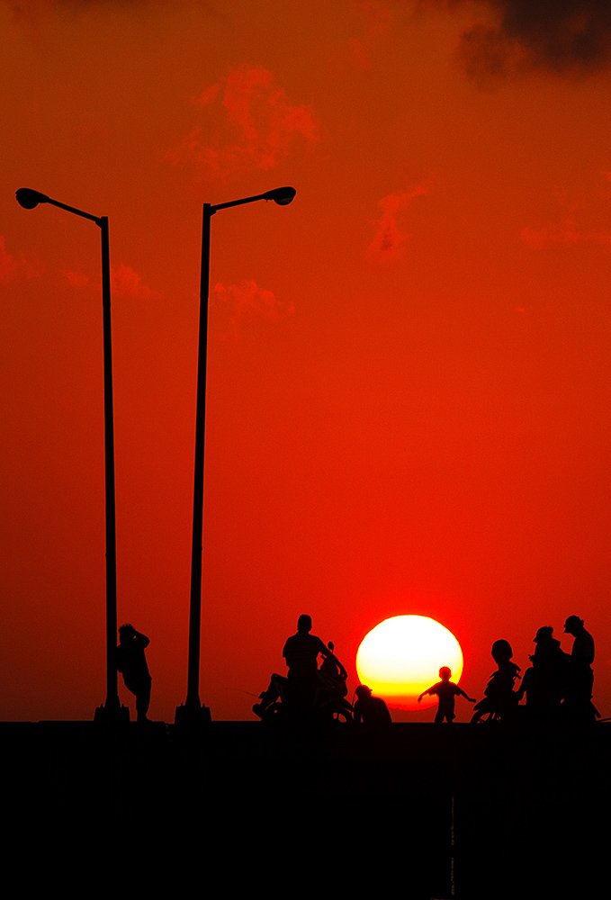 Sunset at Kedonganan Beach