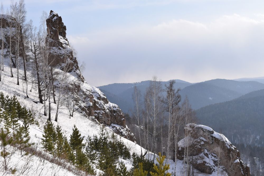 Торгашинский хребет зимой
