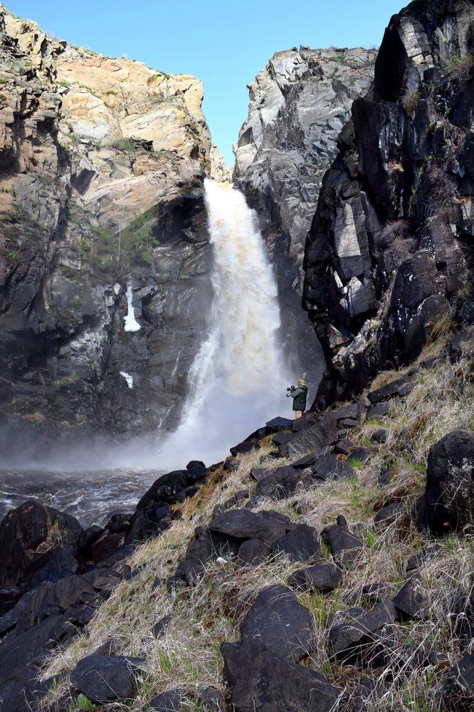Водопад Куркуре. Горный Алтай.