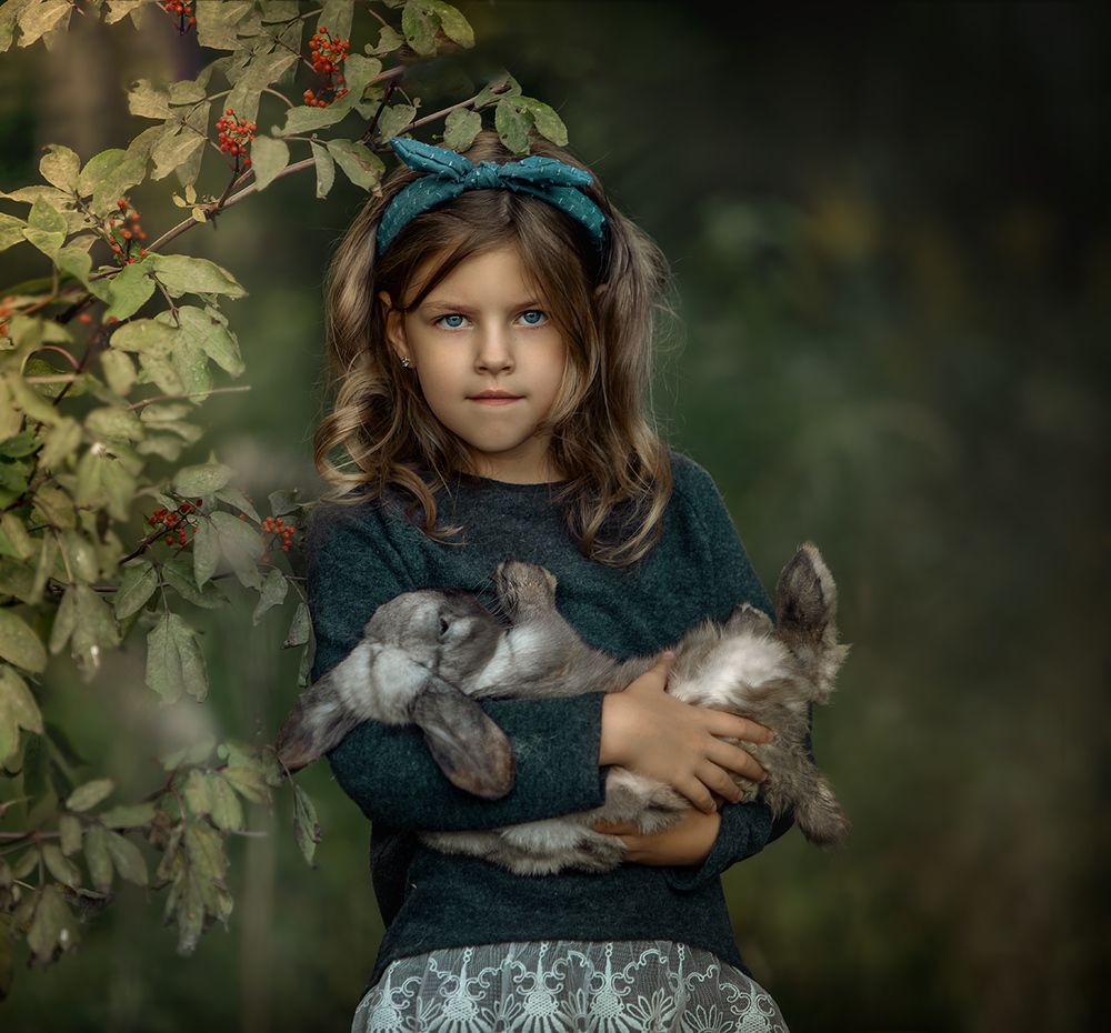 Прогулка с кроликом