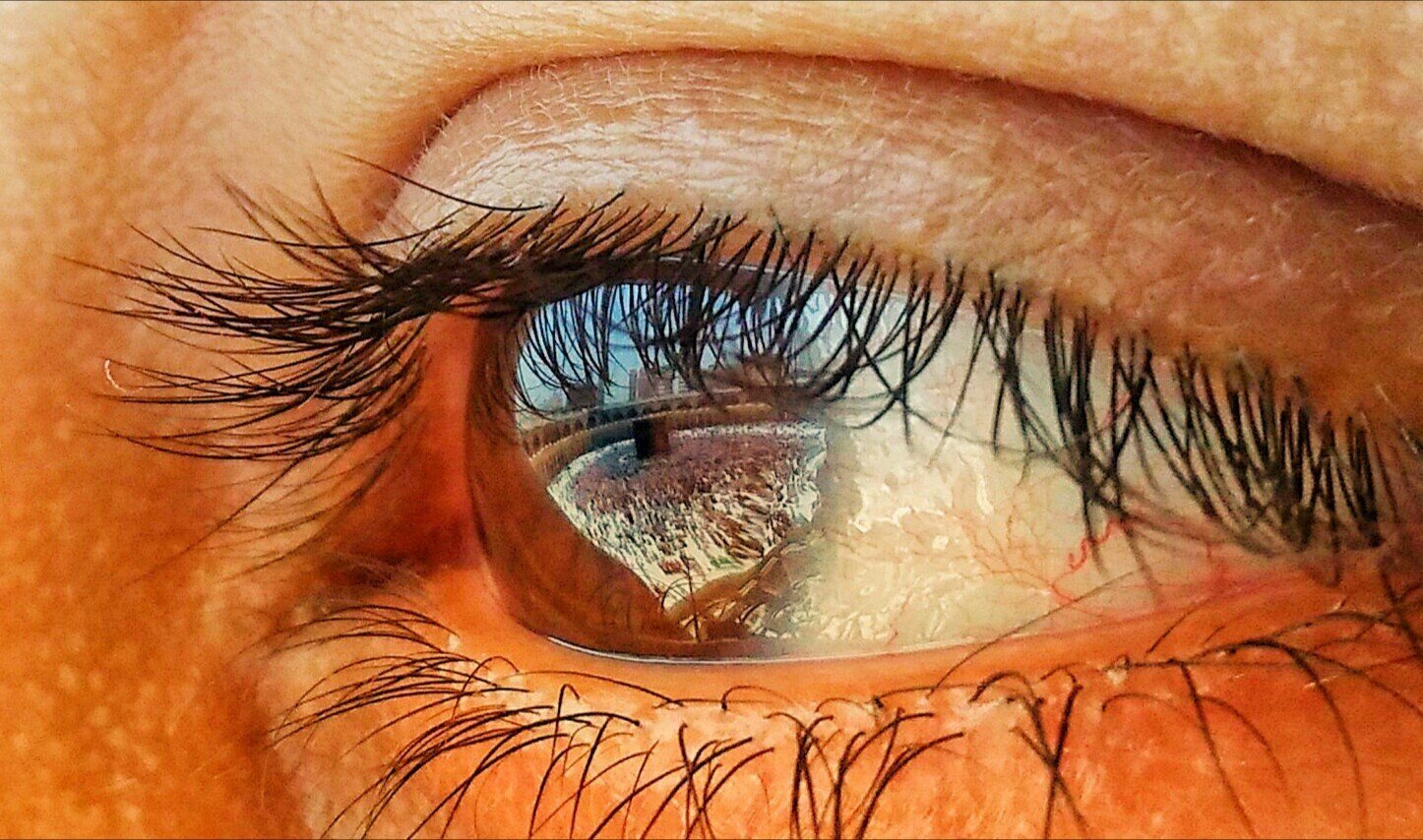 Peace in eyes