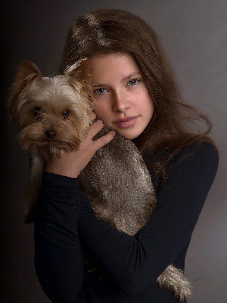 Girl&dog