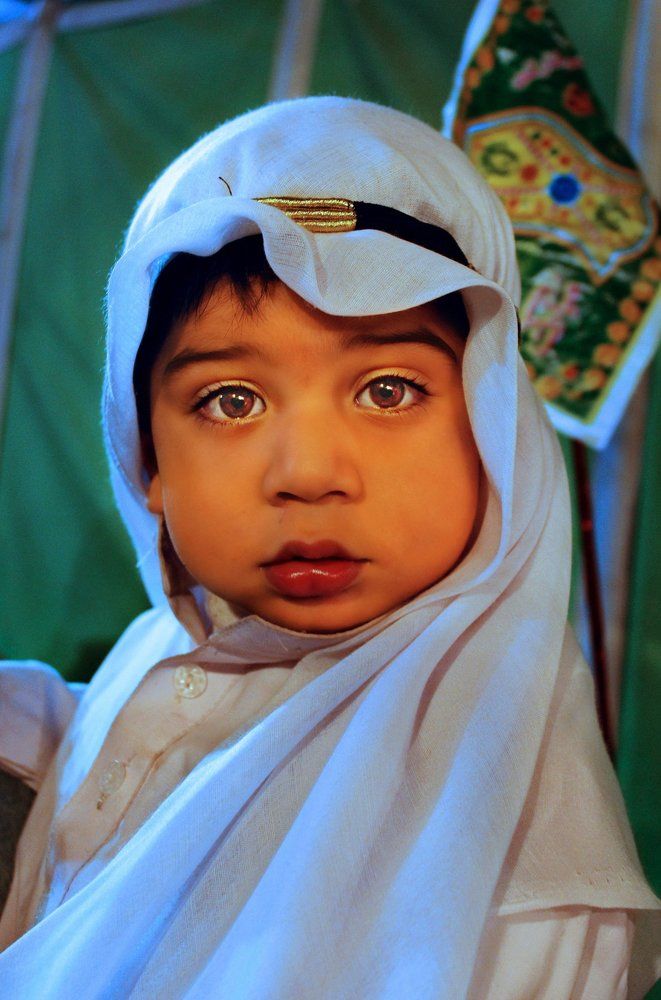 A Little Boy in Arabic Dress