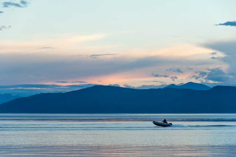 На озере Хубсугул.