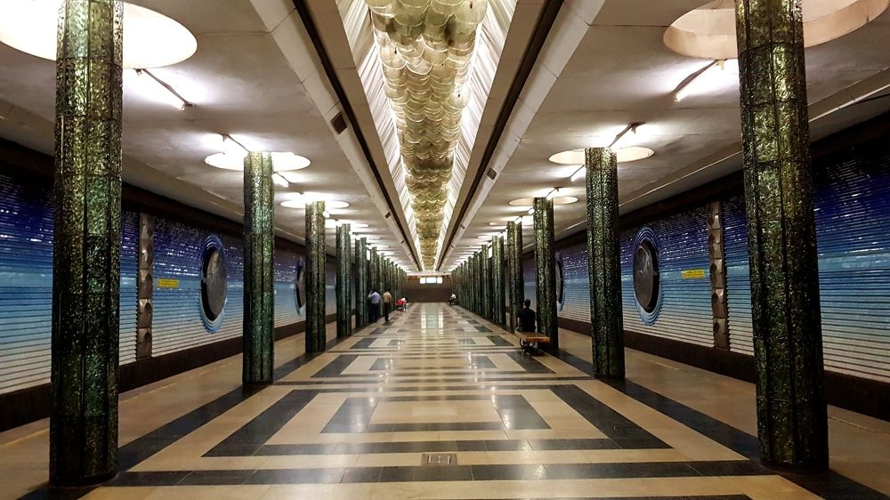 Метро.  Ташкент.