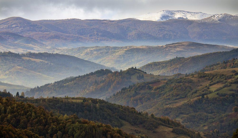 В горах