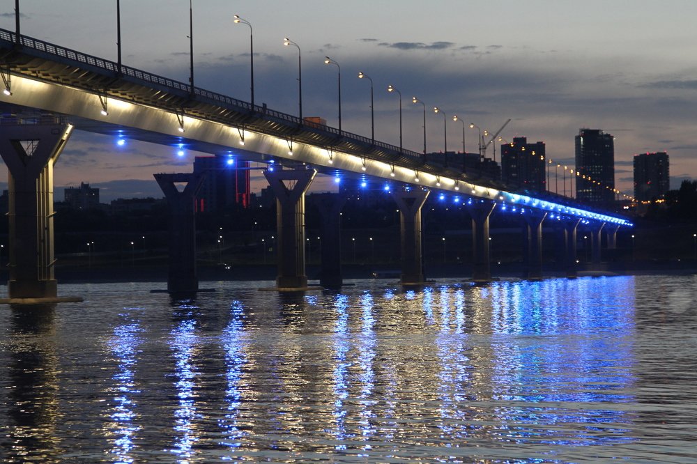 Мост через Волгу В Волгограде