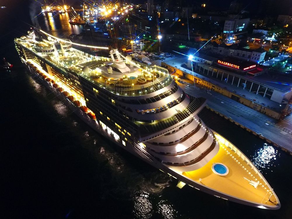 MSC Splendida in Vladivostok