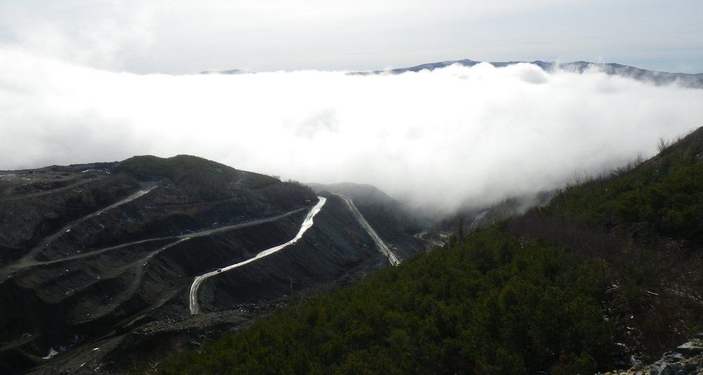 туман. вид сверху