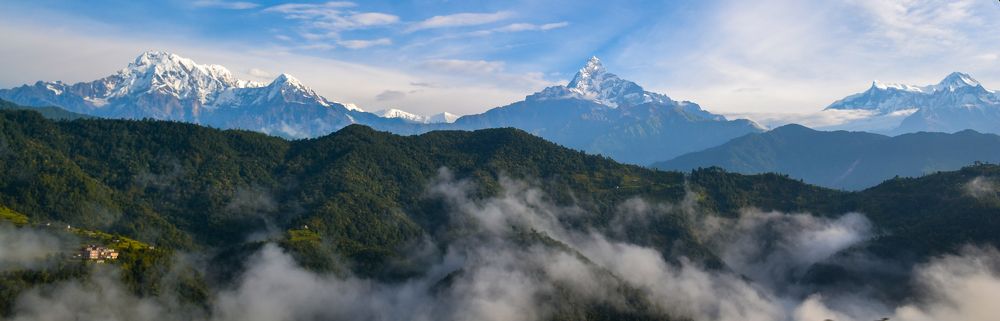 Mountains of Nepal.
