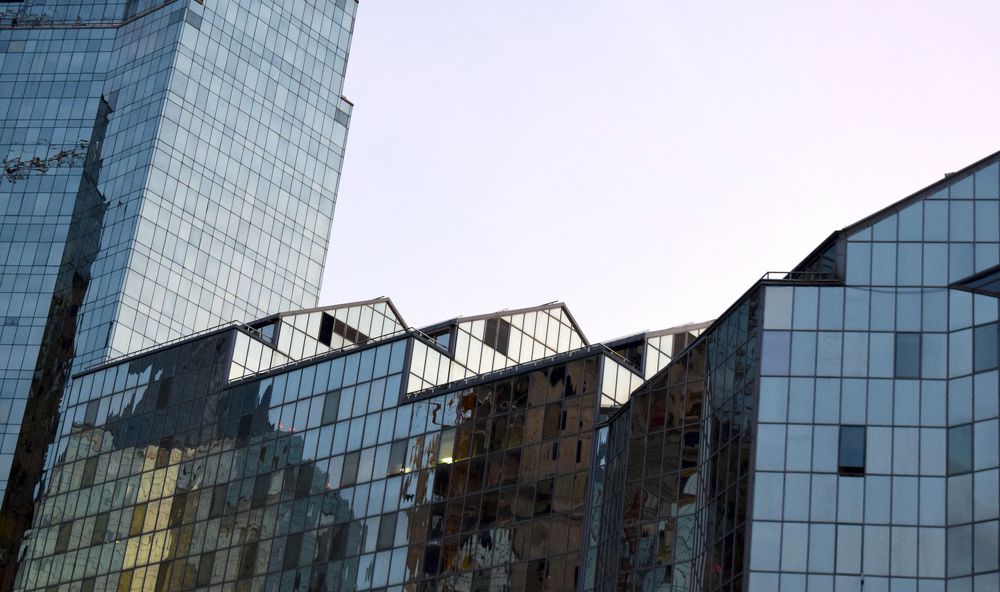 Mountains of glass