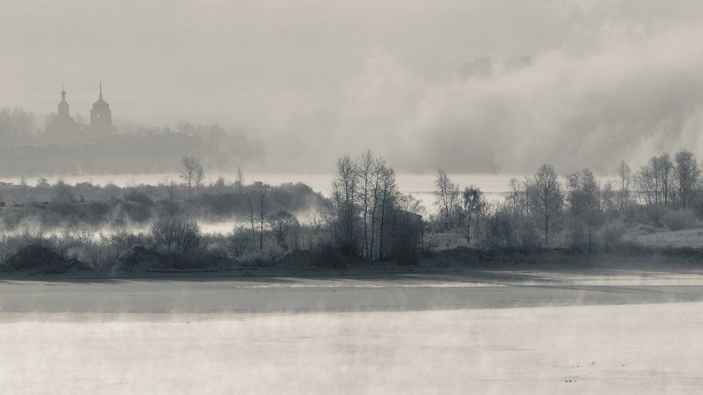 Город в тумане