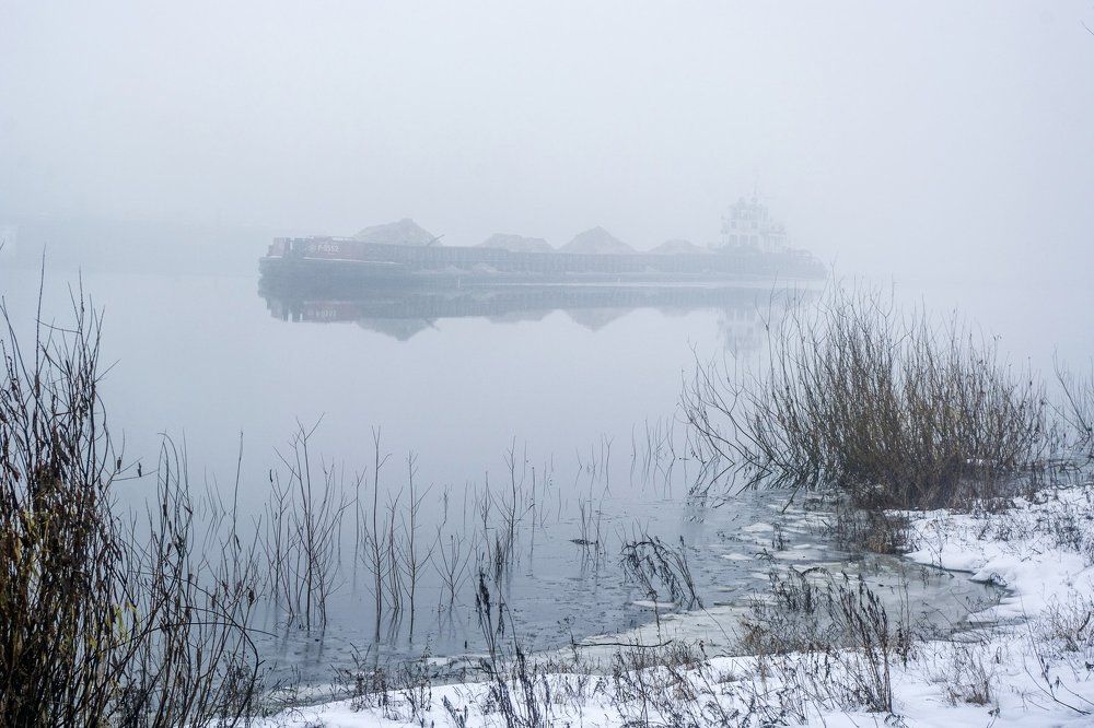 Утро зимнего тумана