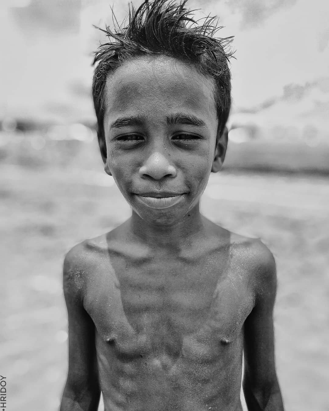 This Face SAY'S about BANGLADESHI CHILD working.