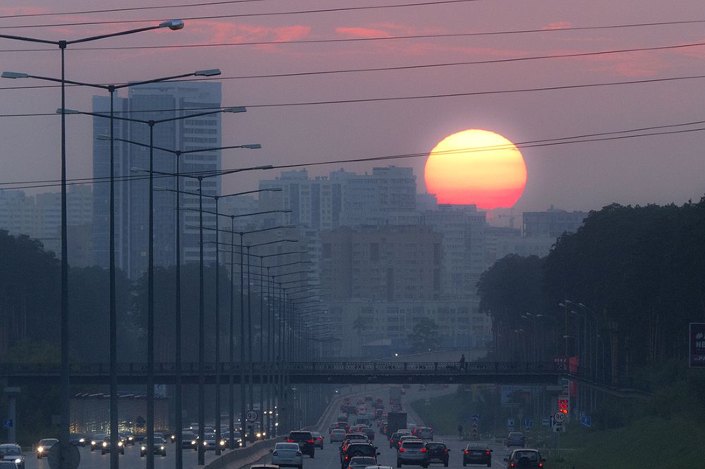 Закат в Екатеринбурге