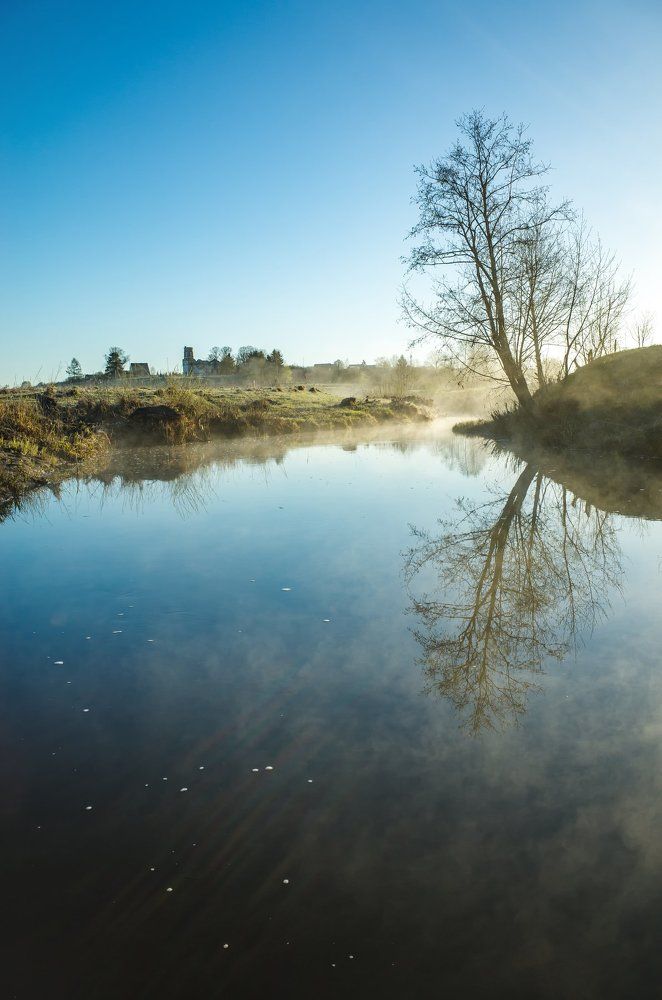 Утренний туман на реке