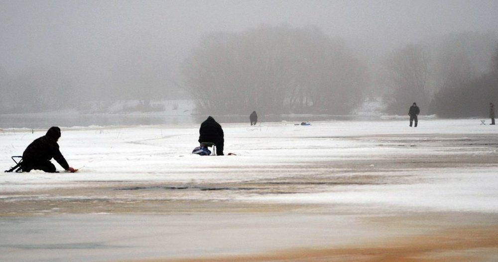 Рыбаки на Волхове