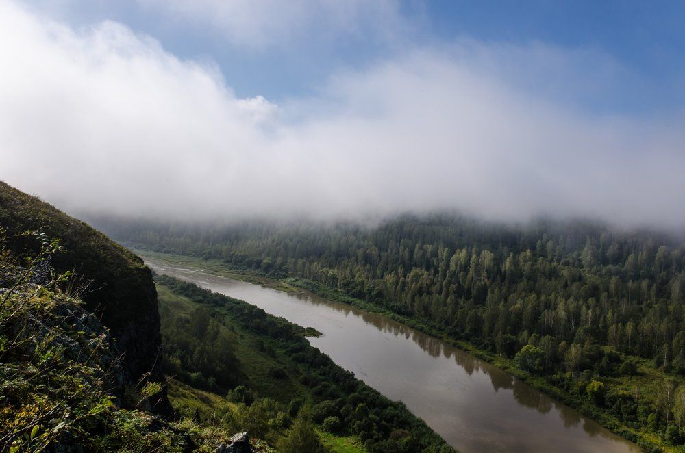 Туман поднимается