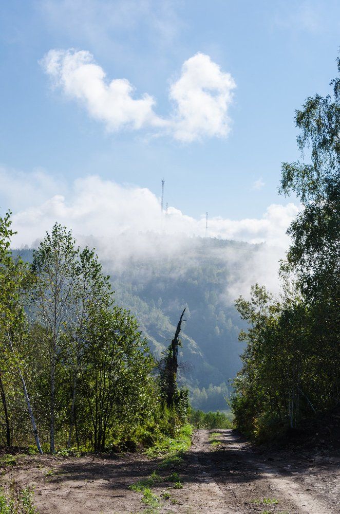 Туман поднялся, получились облака