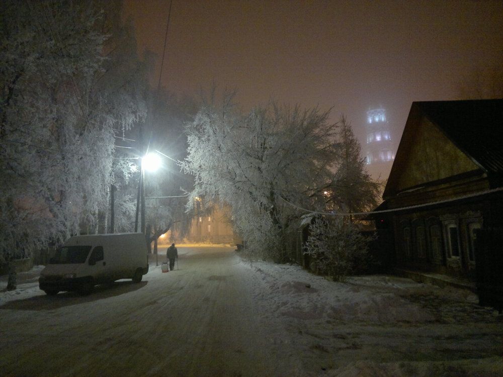 Туман в городе
