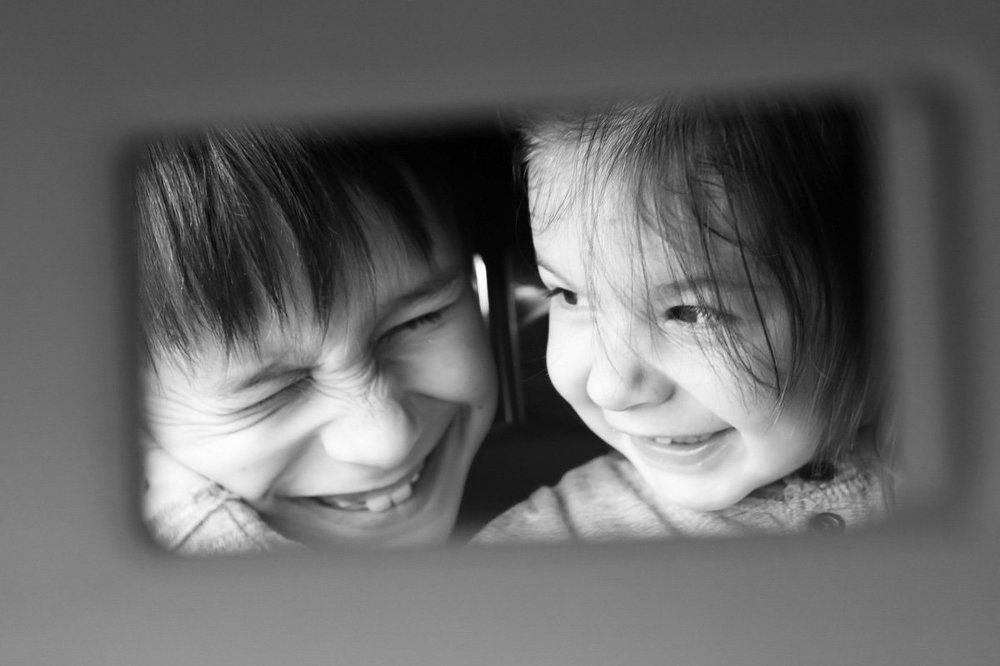 В зеркале заднего вида