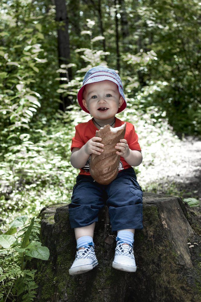 Сяду на пенёчек, съем я пирожочек.