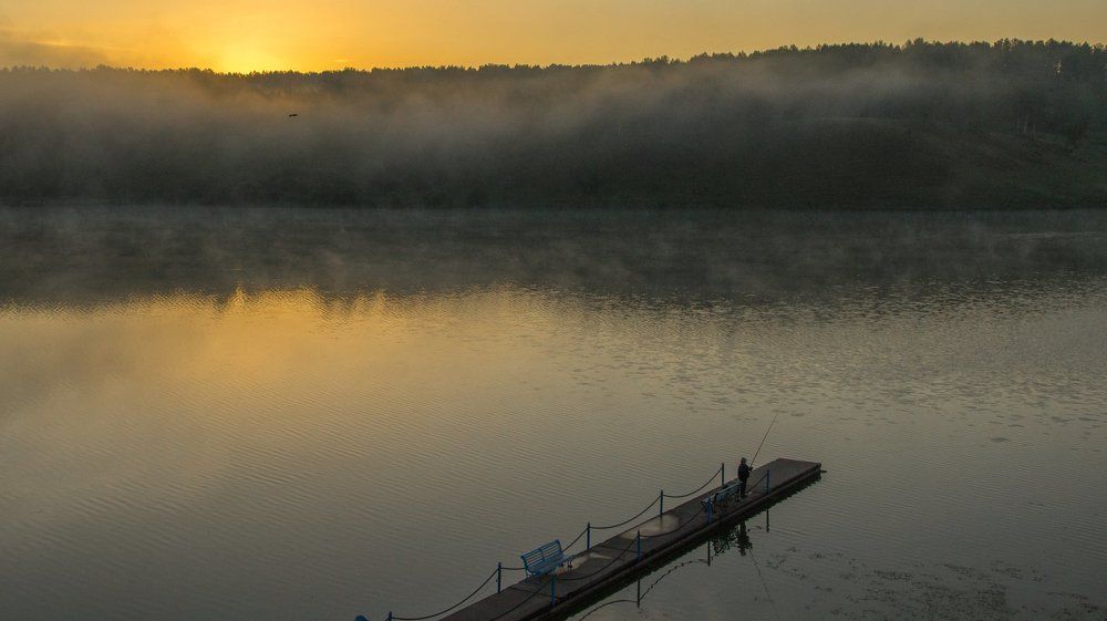 На рассвете