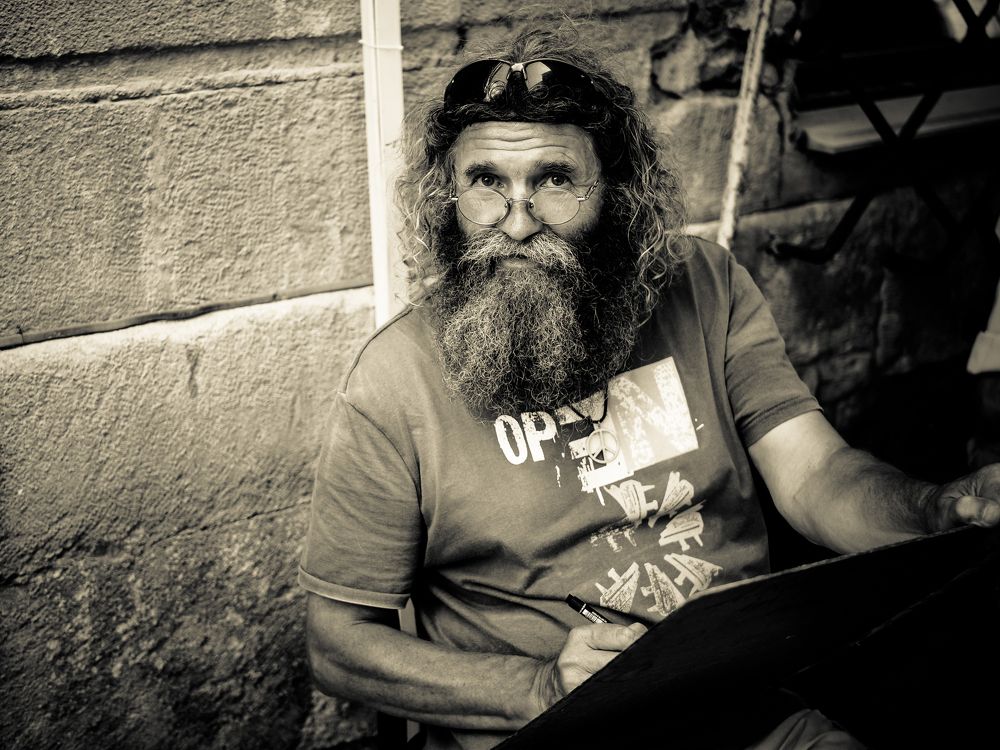 Уличный художник Игорь Биликивский