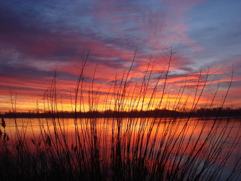 Графика рассвета.